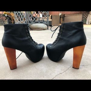 Jeffrey Campbell Lita Boots Sz 9 Great Condition!